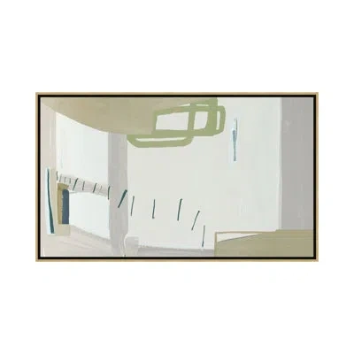 Theodore Alexander Sweet Summer 2 By Anne Abueva Print - Single Picture Frame Print On Canvas In Moss Green,gray;cream,dove Gray,forest Green