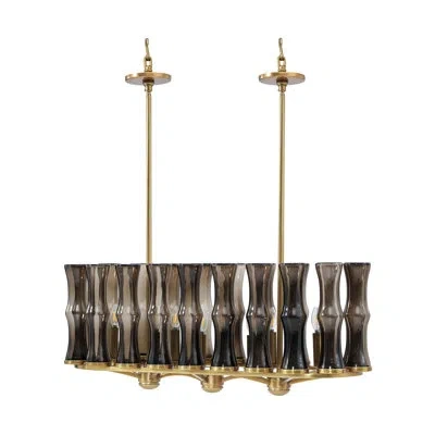 Theodore Alexander Ta Illuminations 8 - Light Brass Kitchen Island Pendant