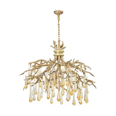 Theodore Alexander Ta Illuminations Aluminum Novelty Chandelier In Lighting Brass
