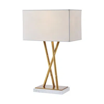 Theodore Alexander Ta Illuminations Lamp In White,brass