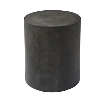 Theodore Alexander Ta Studio Accents Jayson Solid Wood Drum End Table In Ember