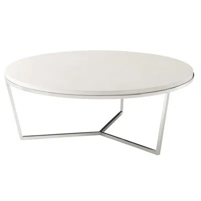 Theodore Alexander Ta Studio Fisher Shagreen Cocktail Table In Neutral