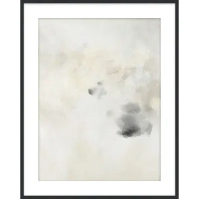Theodore Alexander Through The Clouds 4 Framed Art Print In Black,ivory,gray