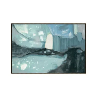 Theodore Alexander Twinkling Sky 1 By Studio L57 Affinity - Floater Frame Print On Canvas In Black,blue