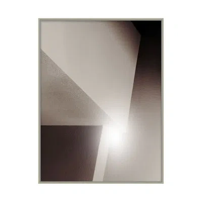 Theodore Alexander Ultralight Beam 3 By Dan Hobday - Floater Frame Print On Canvas In Black,gray