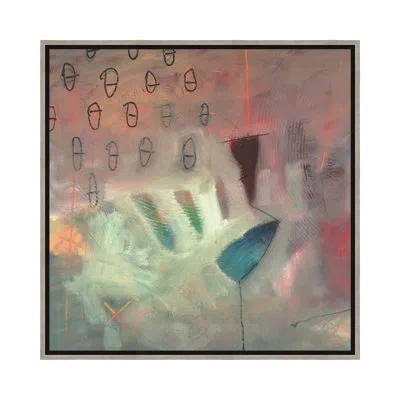 Theodore Alexander Venture 1 By Studio L57 Contempo - Single Picture Frame Print On Canvas In Coral,crimson,green