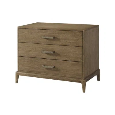Theodore Alexander Worth Nightstand In Brown