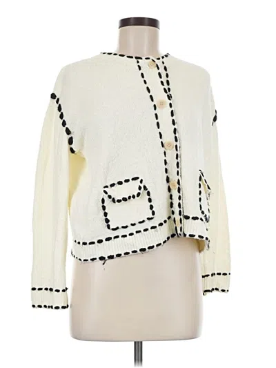 Pre-owned Theopen Product Cardigan Sweater In Ivory
