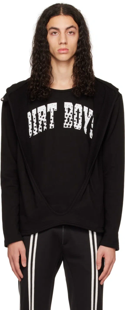 Theopen Product Ssense Exclusive Black Layered Hoodie