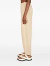 Theopen Product Teddy-weave Elasticated-cuff Trousers