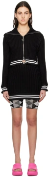 Theophilio Black Bad Gyal Sweater & Skirt Set In Black