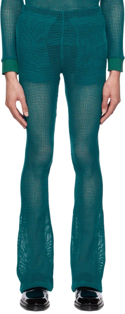 Theophilio Blue Four-pocket Sweatpants