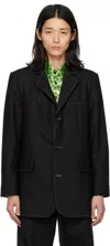 Theophilio Ssense Exclusive Black Blazer In Black
