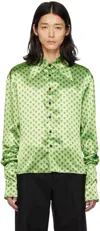 Theophilio Ssense Exclusive Green Shirt In Green