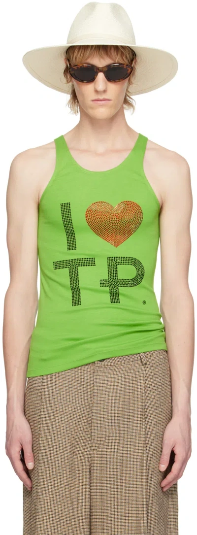 Theophilio Ssense Exclusive Green Tank Top