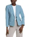 Theory 1-button Slim Wool-blend Jacket