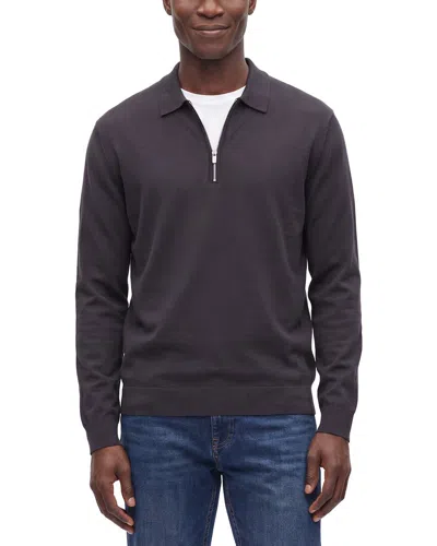 Theory 1/4-zip Sweater In Navy