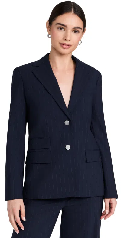 Theory 2 Button Tailor Blazer Navy
