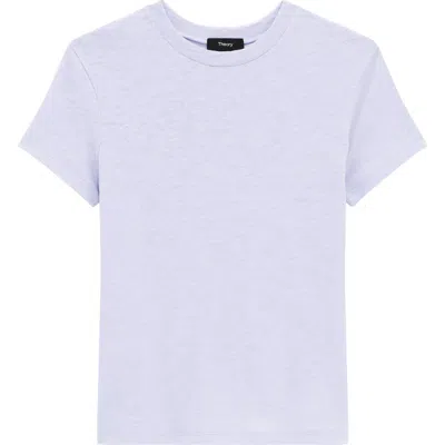 Theory 2 Nebulous Organic Cotton Tiny Tee In Pearl Blue