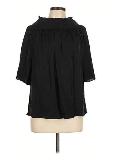 Theory 3/4 Sleeve Blouse In Black