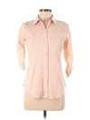 Theory 3/4 Sleeve Blouse In Pink