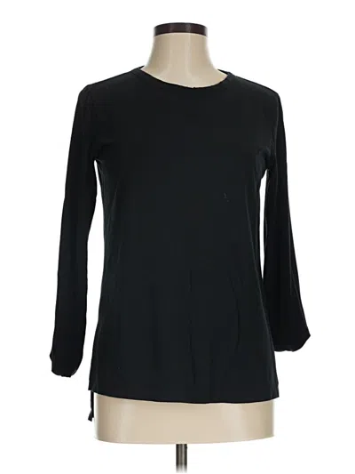 Pre-owned Theory 3/4 Sleeve T-shirt In Black