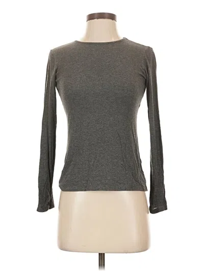Pre-owned Theory 3/4 Sleeve T-shirt In Gray