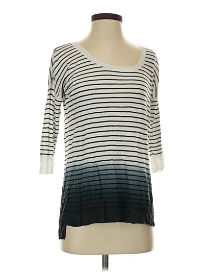 Pre-owned Theory 3/4 Sleeve T-shirt In Teal
