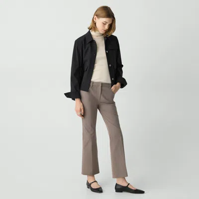 Theory 5-pocket Kick Pant In Stretch Cotton In Walnut