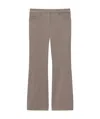 Theory 5-pocket Kick Trousers In Stretch Cotton In Gray