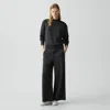 Theory A-line Pull-on Pant In Double Knit Jersey In Gray