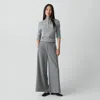 Theory A-line Pull-on Pant In Double Knit Jersey In Gray