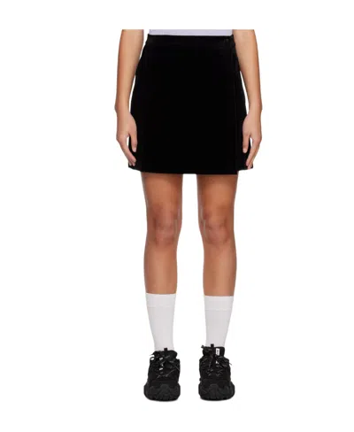 Theory A-line Short Skirt In Black