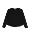 Theory A-line Crewneck Pullover In Black