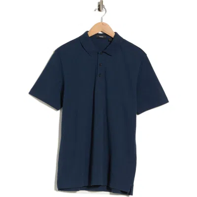 Theory Activate Cotton Polo In Eclipse