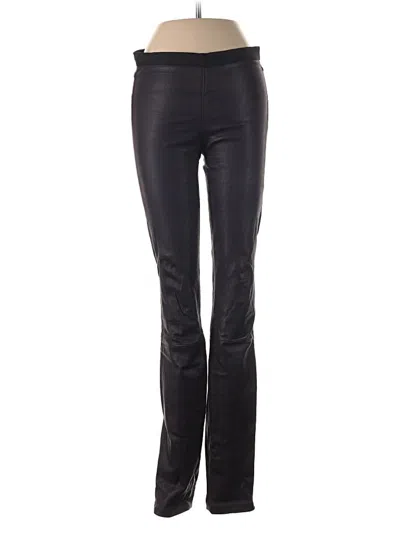 Pre-owned Theory Active Pants In Black