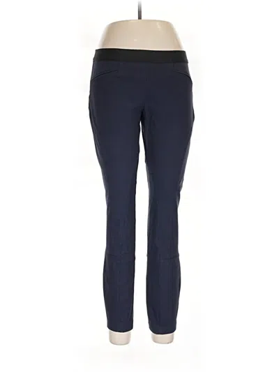 Pre-owned Theory Active Pants In Blue