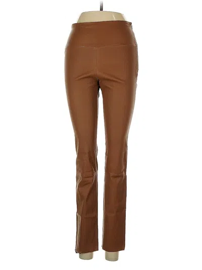 Pre-owned Theory Active Pants In Brown