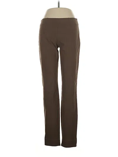 Pre-owned Theory Active Pants In Brown