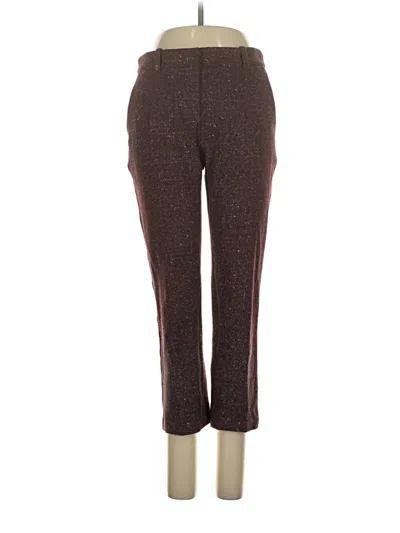 Pre-owned Theory Active Pants In Brown