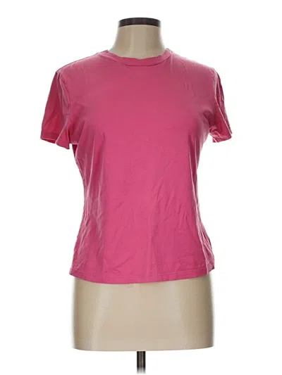 Pre-owned Theory Active T-shirt In Pink