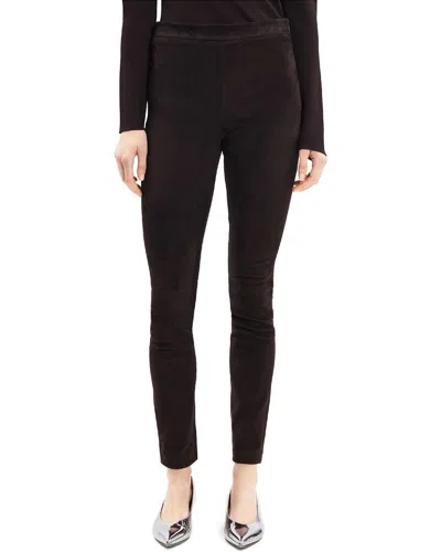 Theory Adbelle Suede Legging In Grey