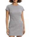 Theory Houndstooth Minidress In Cinder Multi