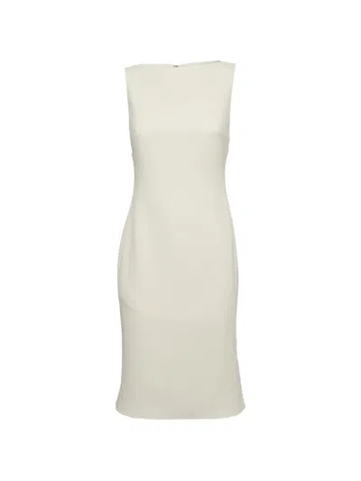 Pre-owned Theory Admiral Crepe Mermaid Dress In Neutral