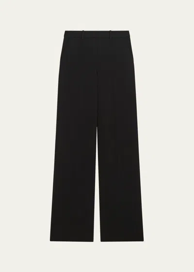 THEORY ADMIRAL CREPE RELAXED STRAIGHT-LEG PANTS