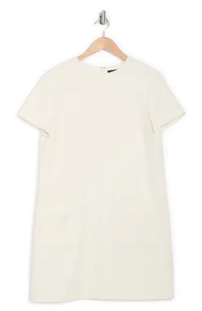 Theory Admiral Crepe Shift Dress In Rice - Y0c