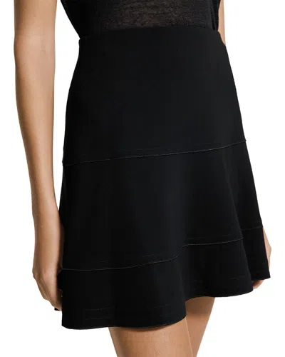 Theory Admiral Crepe Skirt In Black