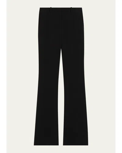 Theory Admiral Crepe Slim Full-length Trousers In Black