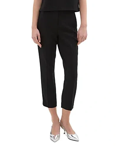 Theory Admiral Crepe Treeca Pull-on Pant In Black