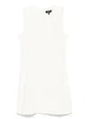 Theory Crepe Straight Dress In White